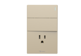 MG01E002 1 Gang Socket + 2 Gang 2 Way Illuminated Switch