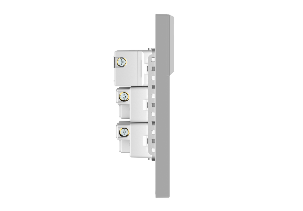 MG01E003 1 Gang Socket + 1 Gang 1 Way Illuminated Switch