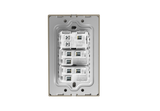 MG01E004 2 Gang Socket + 1 Gang 2 Way Illuminated Switch