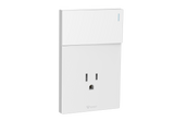 MG01E203 1 Gang Socket + 1 Gang 1 Way  Illuminated Switch