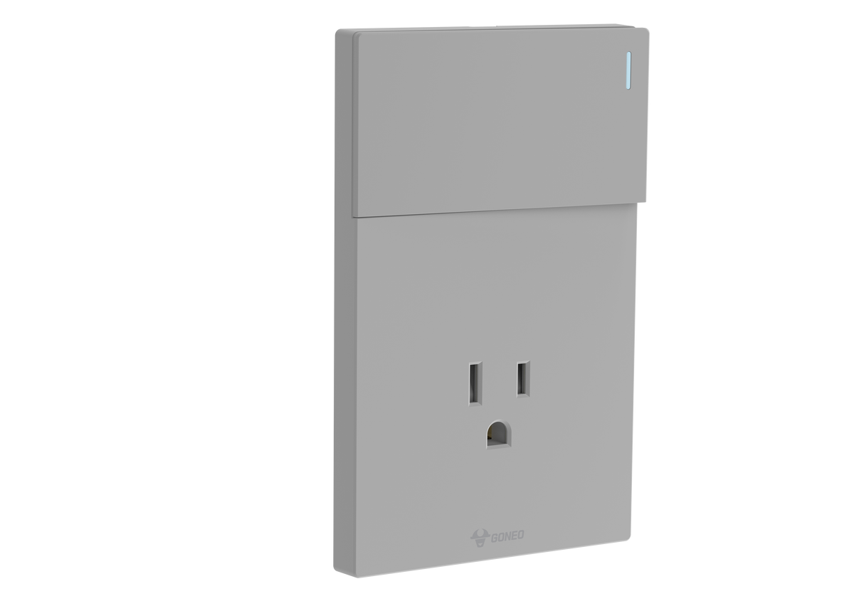 MG01E213 1 Gang Socket + 1 Gang 2 Way  Illuminated Switch