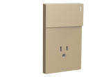 MG01E213 1 Gang Socket + 1 Gang 2 Way  Illuminated Switch