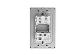 MG01E213 1 Gang Socket + 1 Gang 2 Way  Illuminated Switch