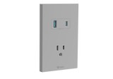 MG01E305 1 Gang Socket + 2 USB Set Switch