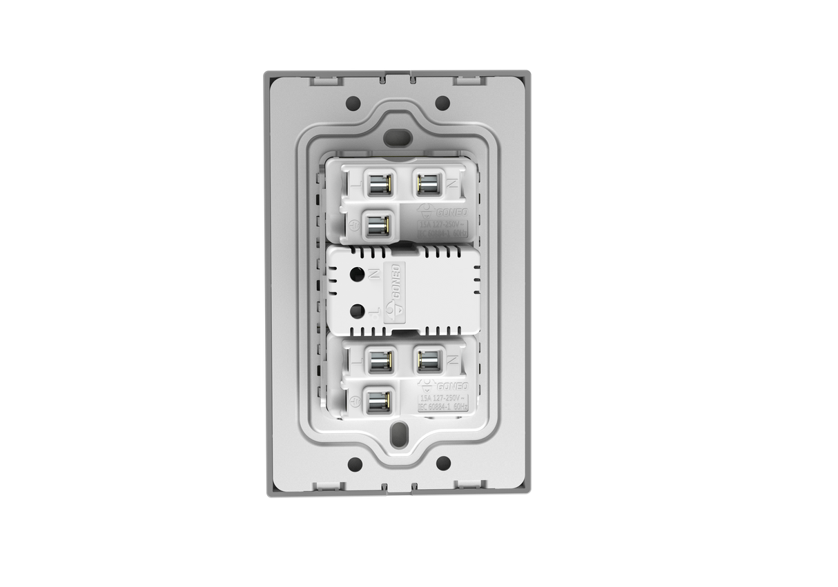 MG01E538 2 Gang Socket + 2 USB Set Switch