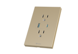 MG01E538 2 Gang Socket + 2 USB Set Switch