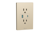 MG01E538 2 Gang Socket + 2 USB Set Switch