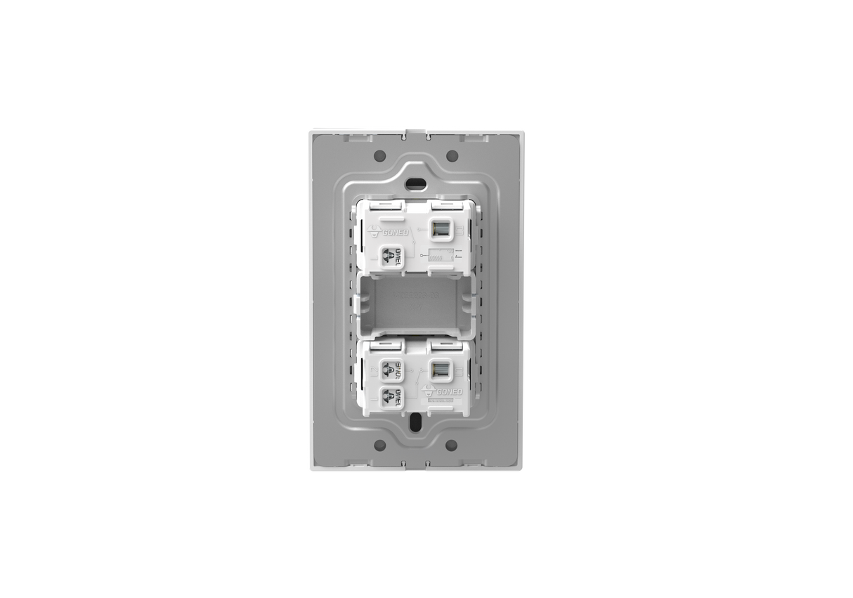MG01K001 1 Gang 1 Way + 1 Gang 2 Way Illuminated Switch