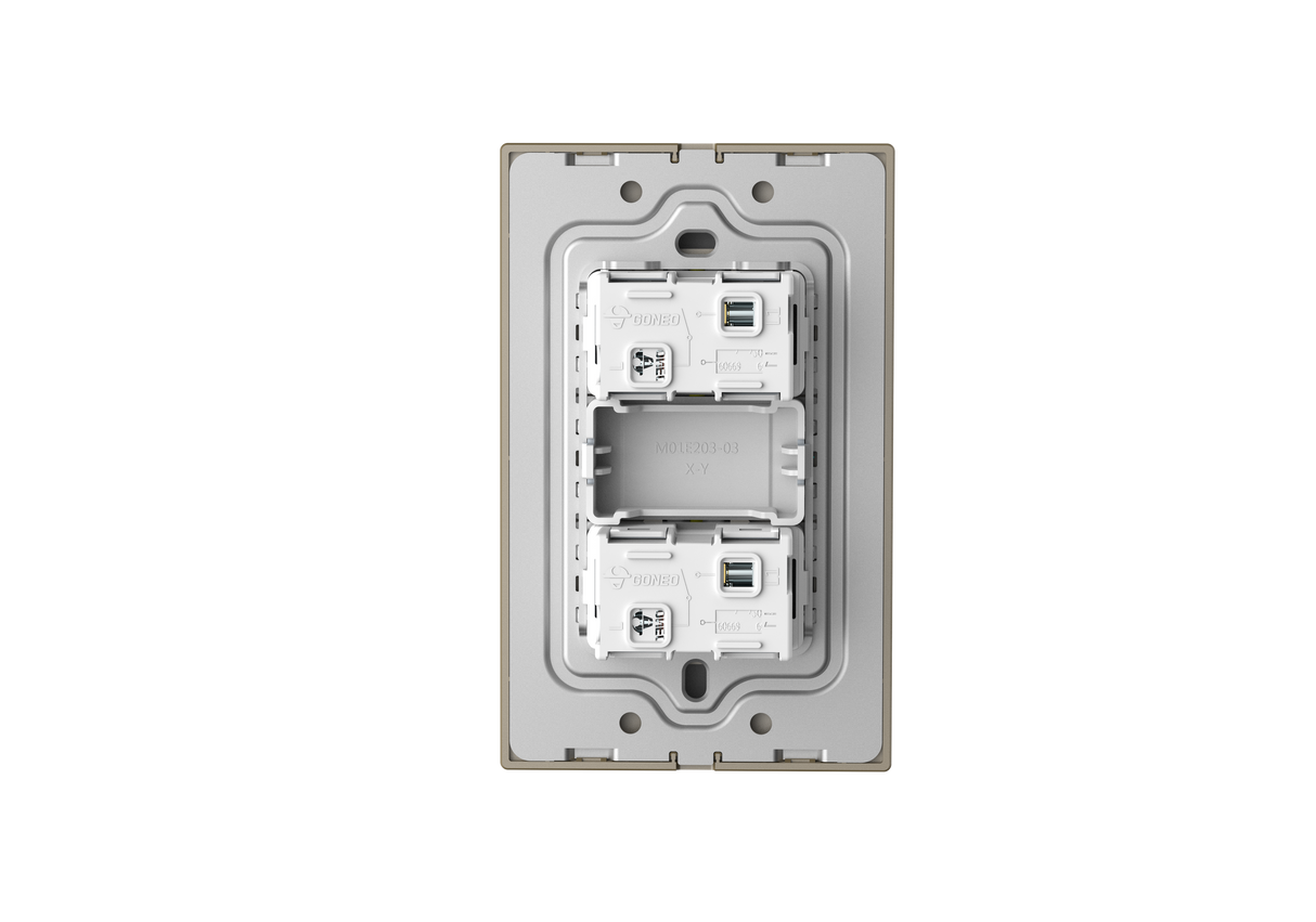 MG01K211 2 Gang 1 Way Illuminated Switch