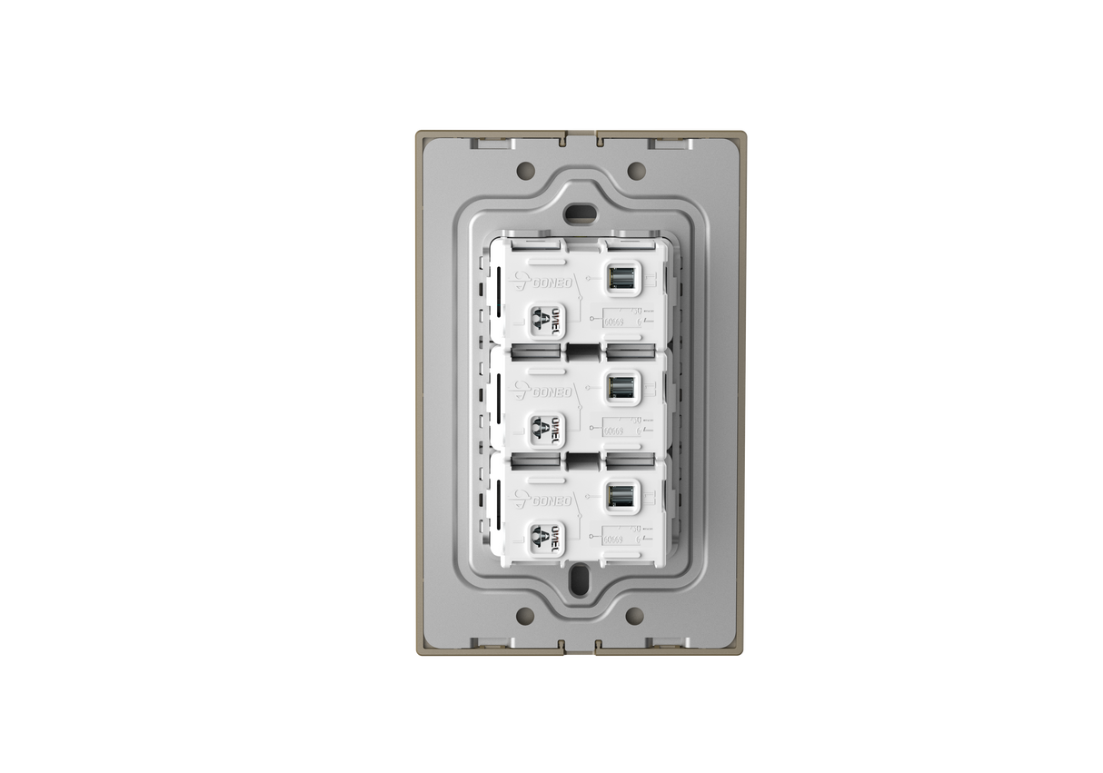 MG01K311 3 Gang 1 Way Illuminated Switch