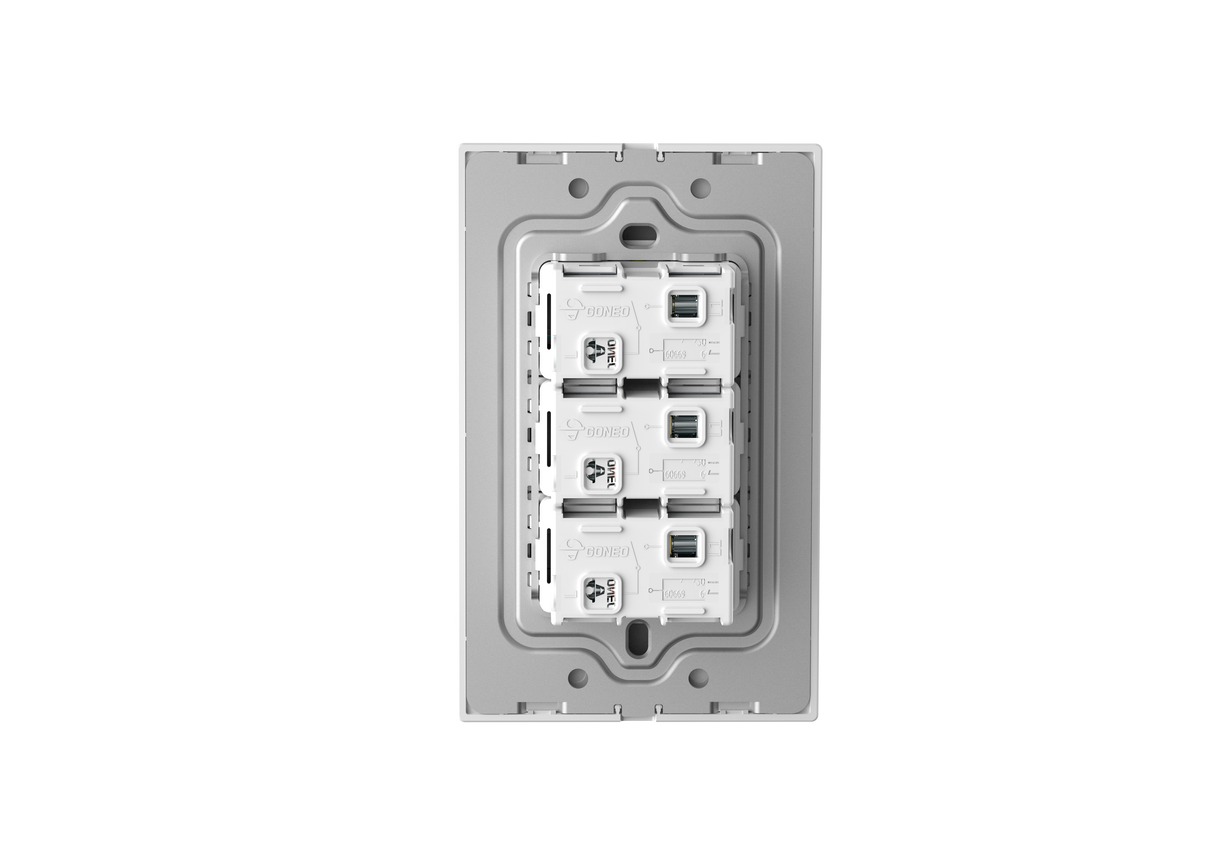 MG01K311 3 Gang 1 Way Illuminated Switch