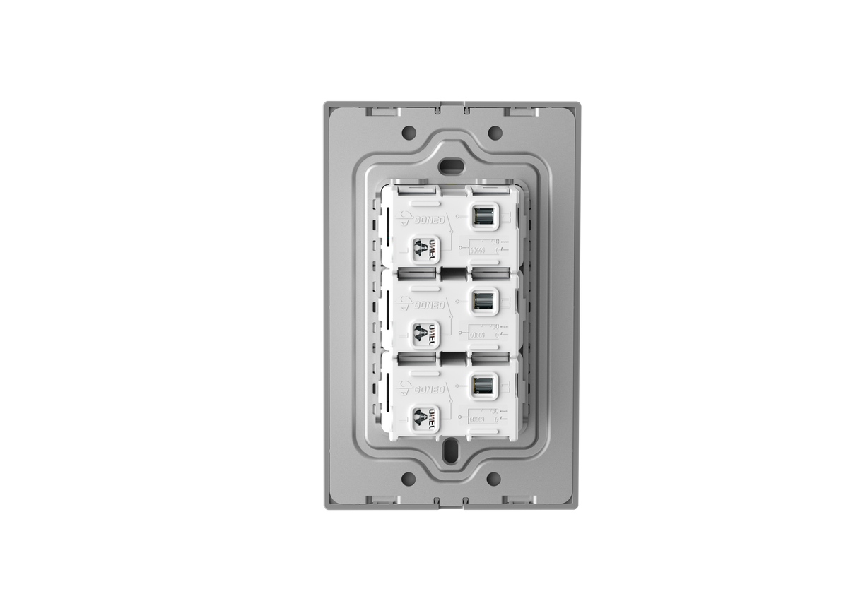 MG01K311 3 Gang 1 Way Illuminated Switch