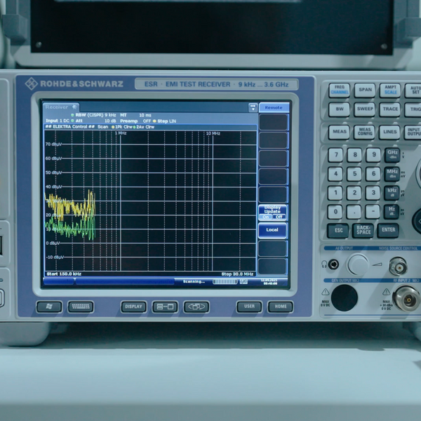 Complete Test: Collect conducted/radiated emission data and generate report.